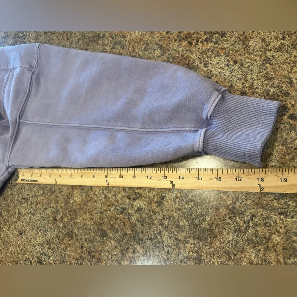 FP Movement Pullover Sweatshirt Size Large Purple Relaxed Fit Crew Neckline - Picture 15 of 15